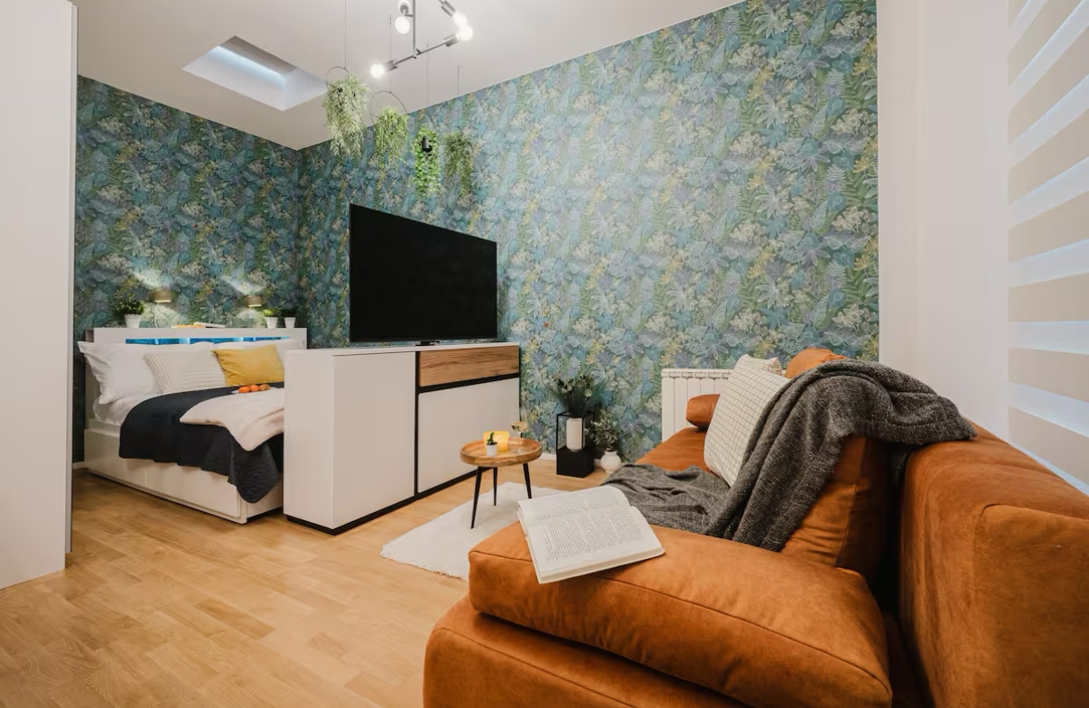 Světlý apartmán s balkonem