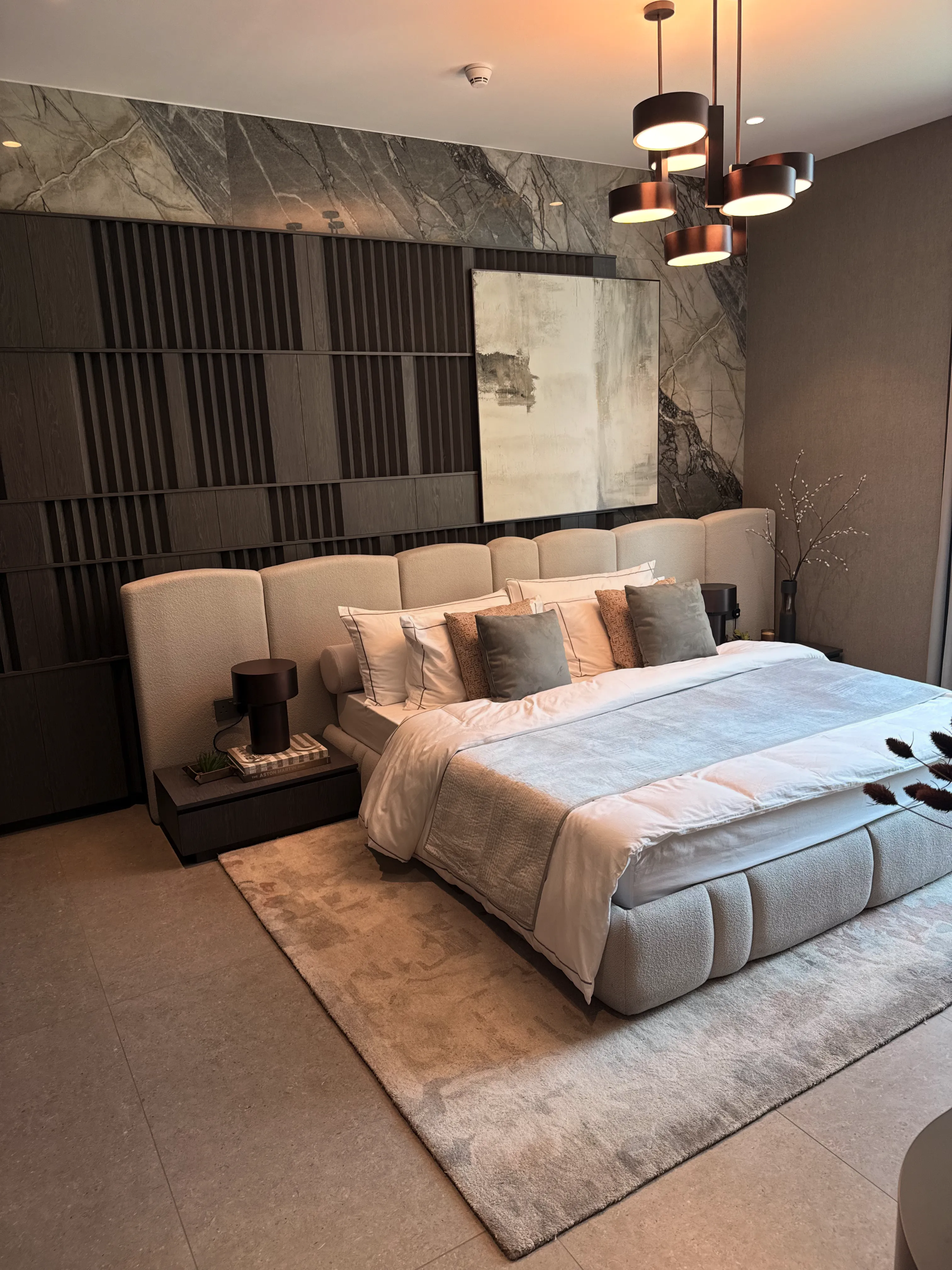 Ložnice apartmánu v Dubaji
