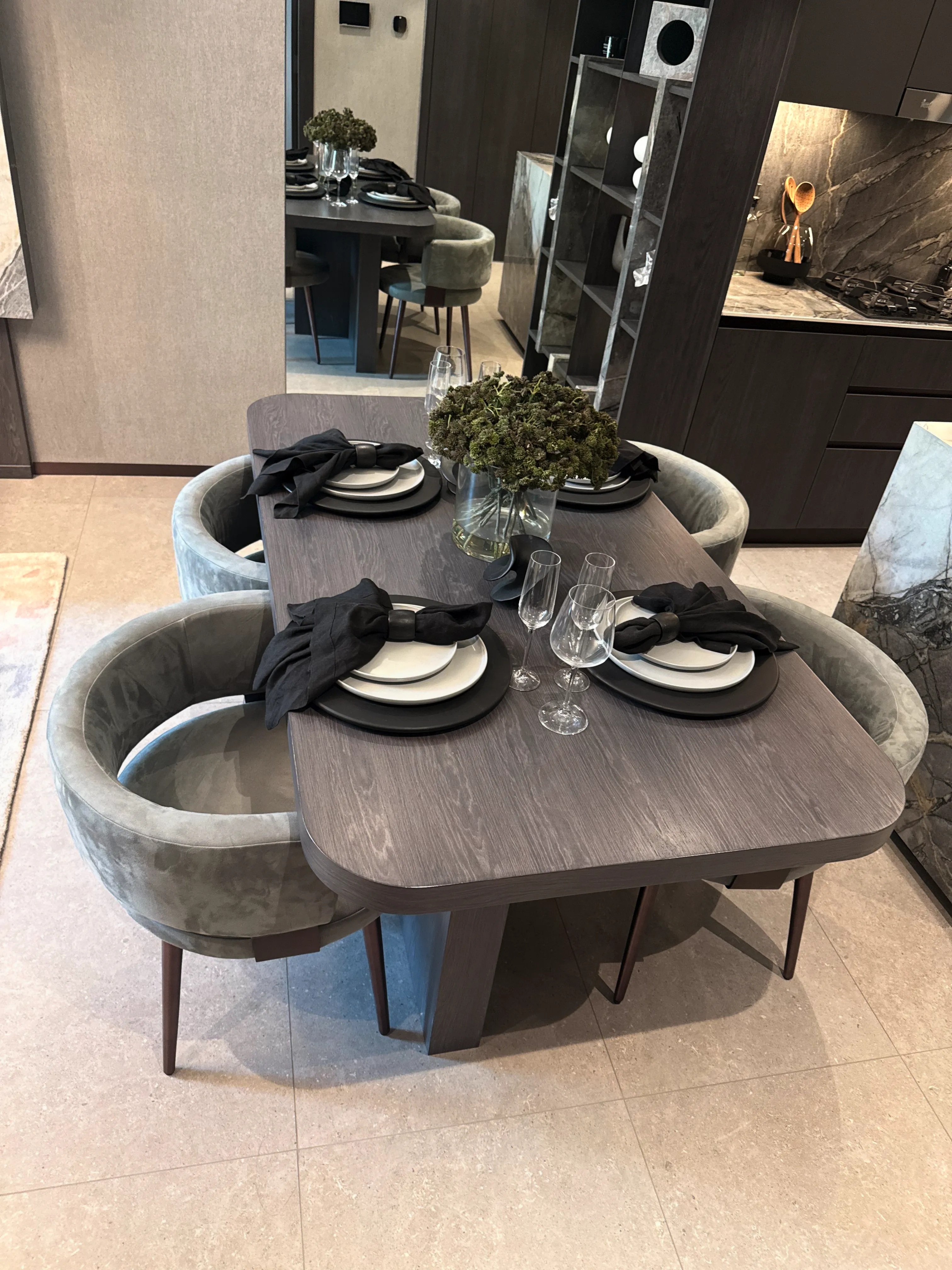 Interiérový detail apartmánu v Dubaji